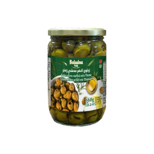 Baladna Green olives stuffed with Thyme - Oriental