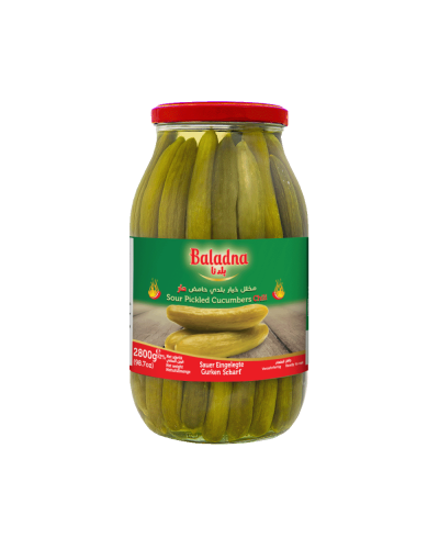 Baladna Hot Sour Pickled Cucumbers Oriental style ...