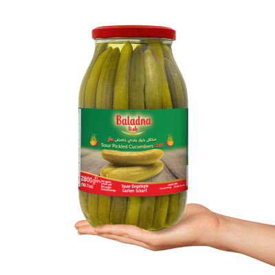 Baladna Hot Sour Pickled Cucumbers Oriental style - Oriental