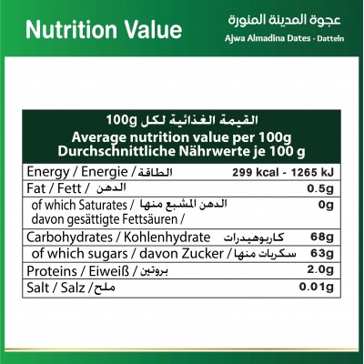 Baladna Ajwa Almadina Dates Standing Pouch - Oriental
