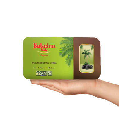 Baladna Ajwa Almadina Dates 9 pieces Gift Case - Oriental