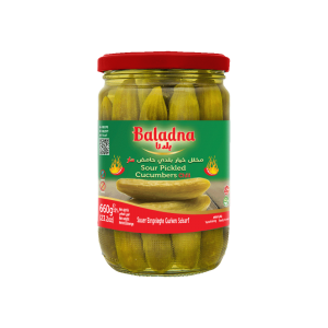 Baladna Sour Pickled Cucumbers, Chili Oriental style - Oriental