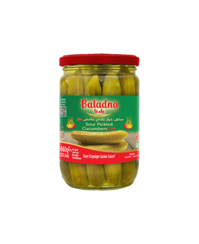 Baladna Sour Pickled Cucumbers, Chili Oriental sty...