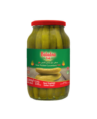 Baladna Sour Pickled Cucumbers, Chili Oriental sty...
