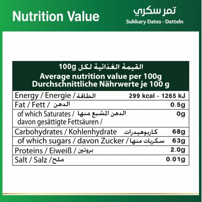Baladna Sukkary Dates Standing Pouch - Oriental