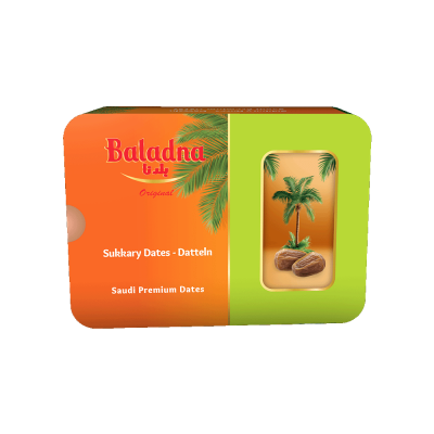 Baladna Sukkary Dates 6 pieces Gift Case - Oriental