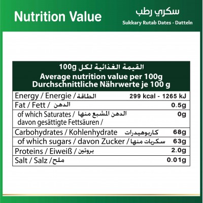Baladna Sukkary Rutab Dates - Oriental