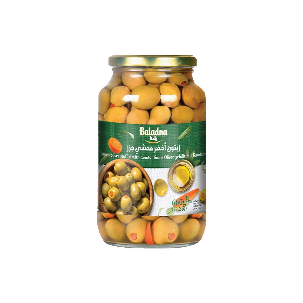 Stuffed Olives with Carrots